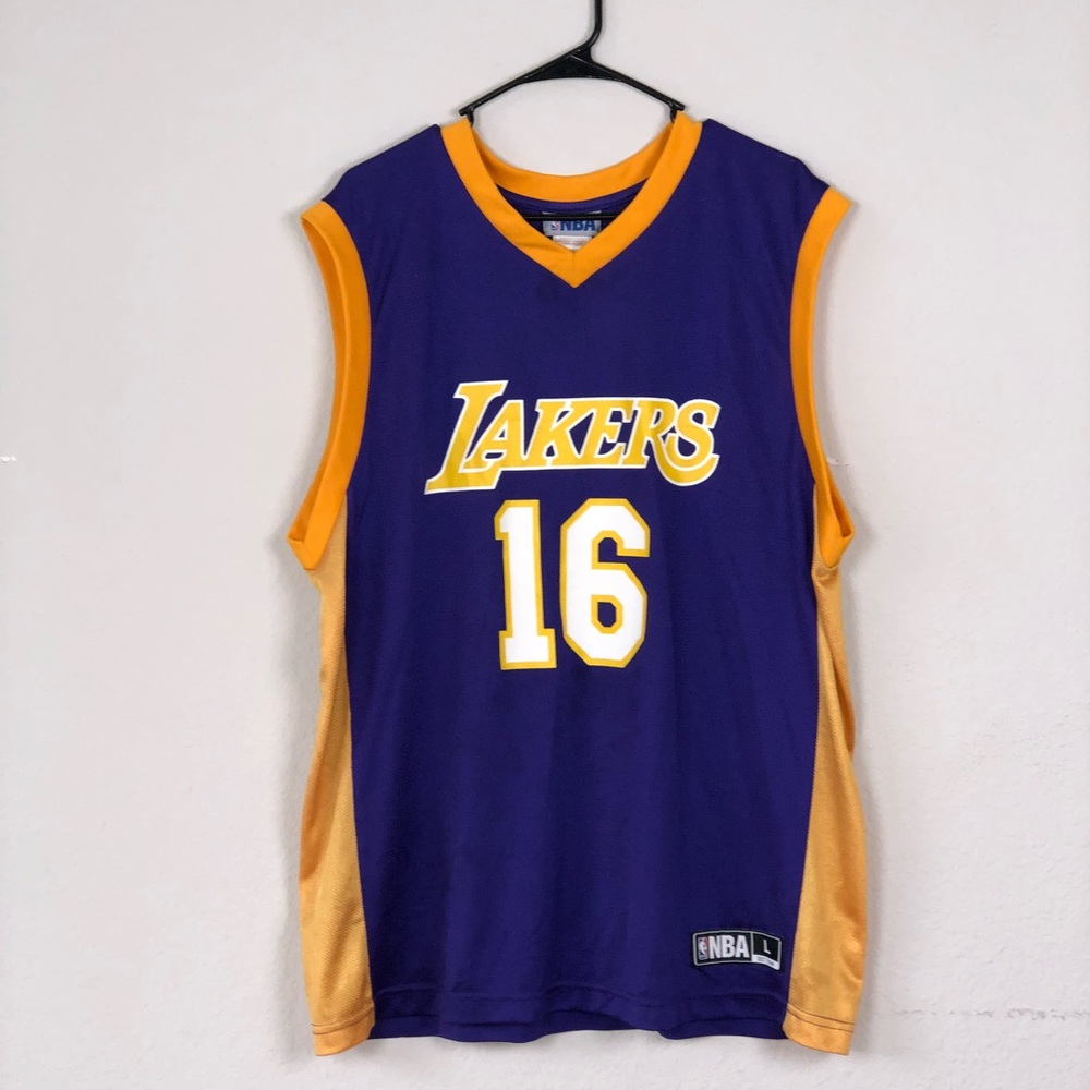 NBA LA Lakers Pau Gasol Jersey